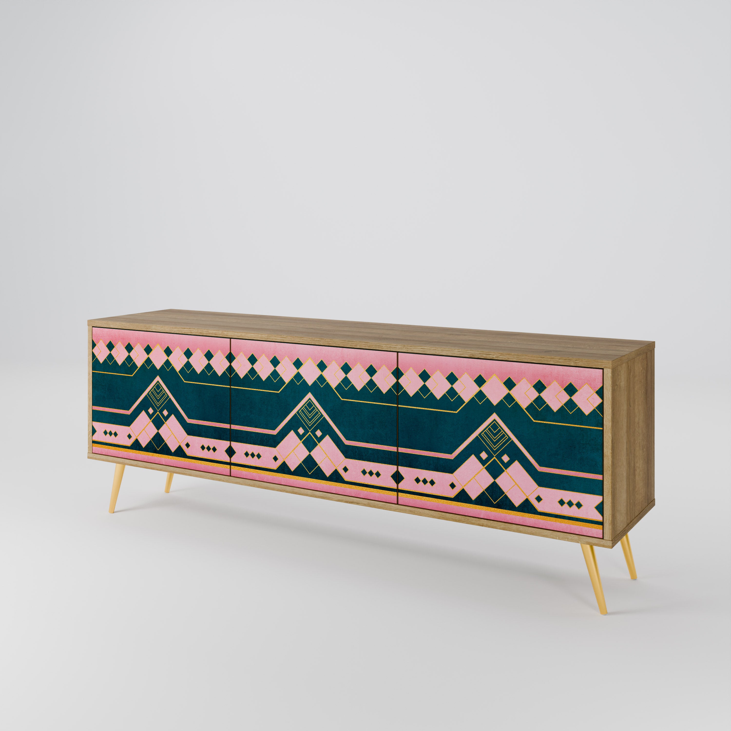 ROYAL COMPOSITION 3-Door TV Cabinet