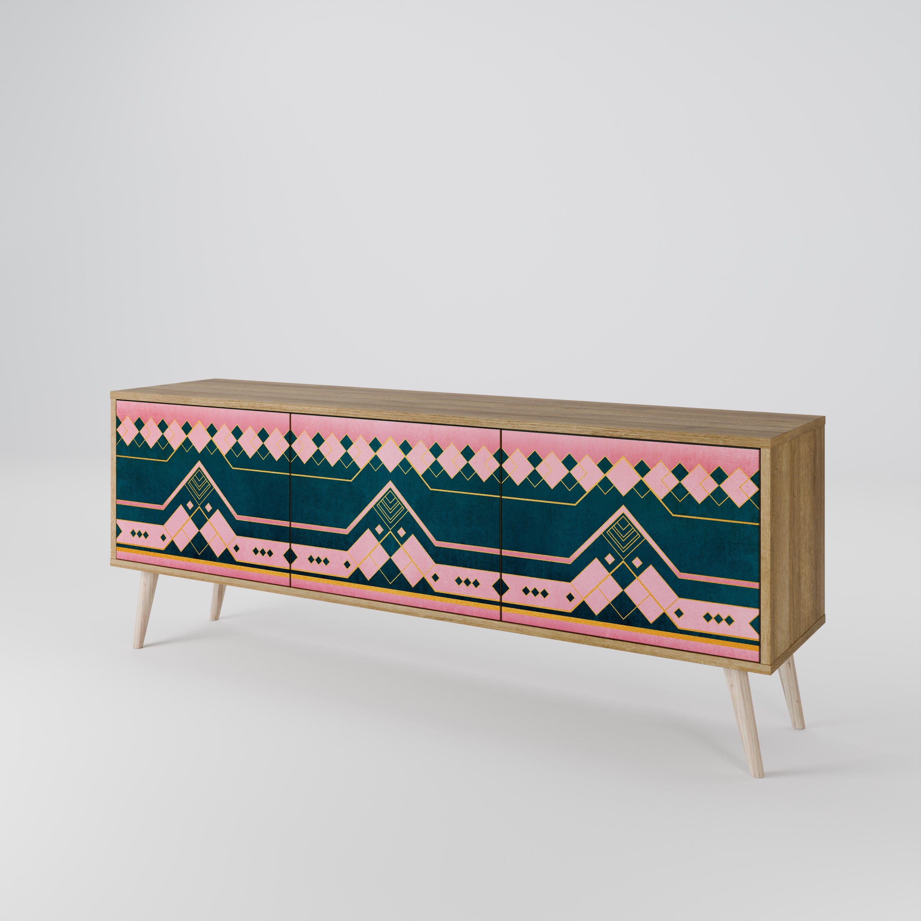 ROYAL COMPOSITION 3-Door TV Cabinet