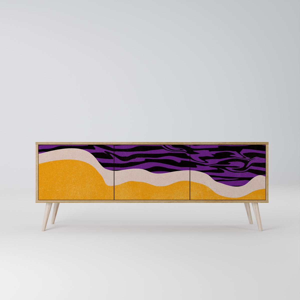 INDEPENDENT BORDER 3-Door TV Cabinet