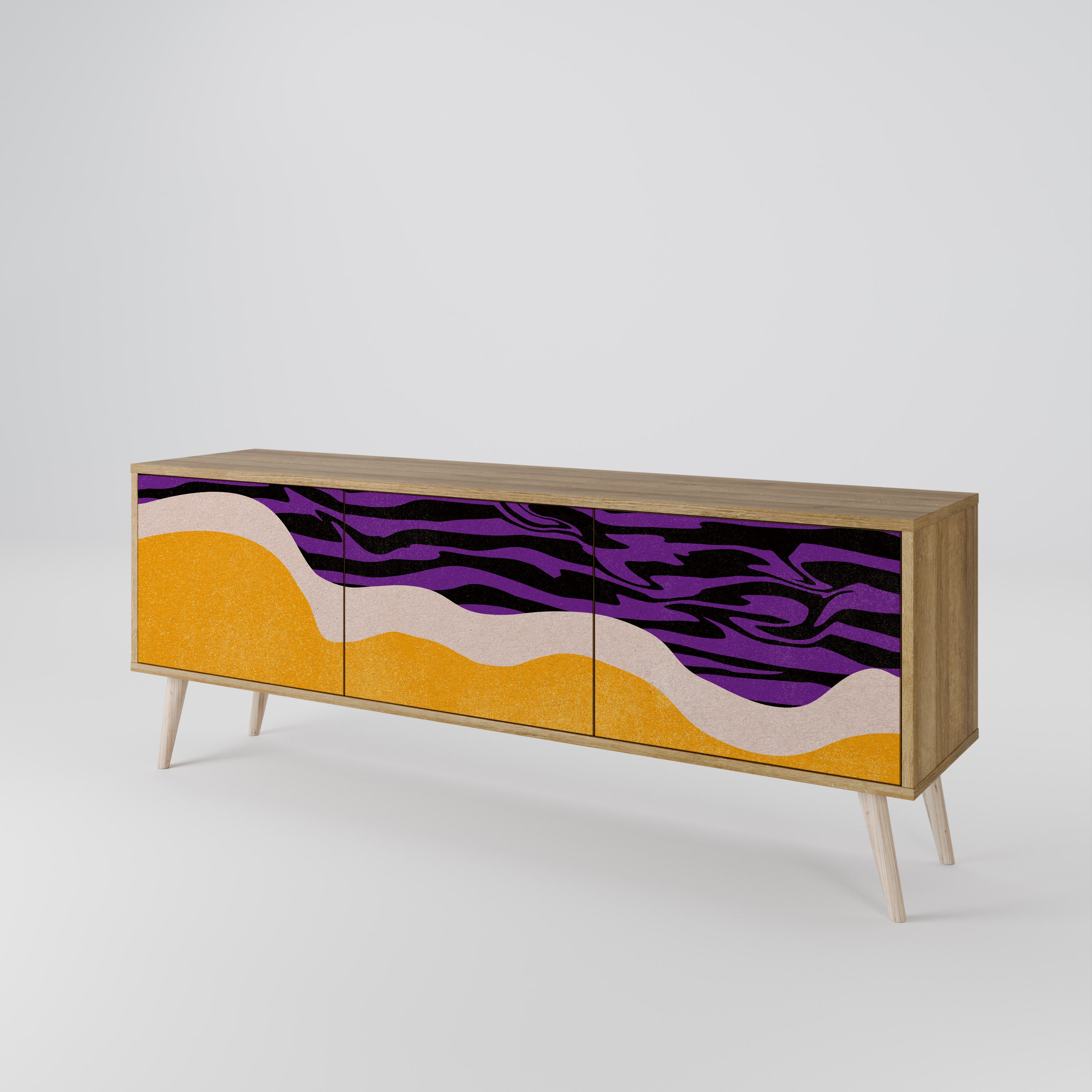 INDEPENDENT BORDER 3-Door TV Cabinet
