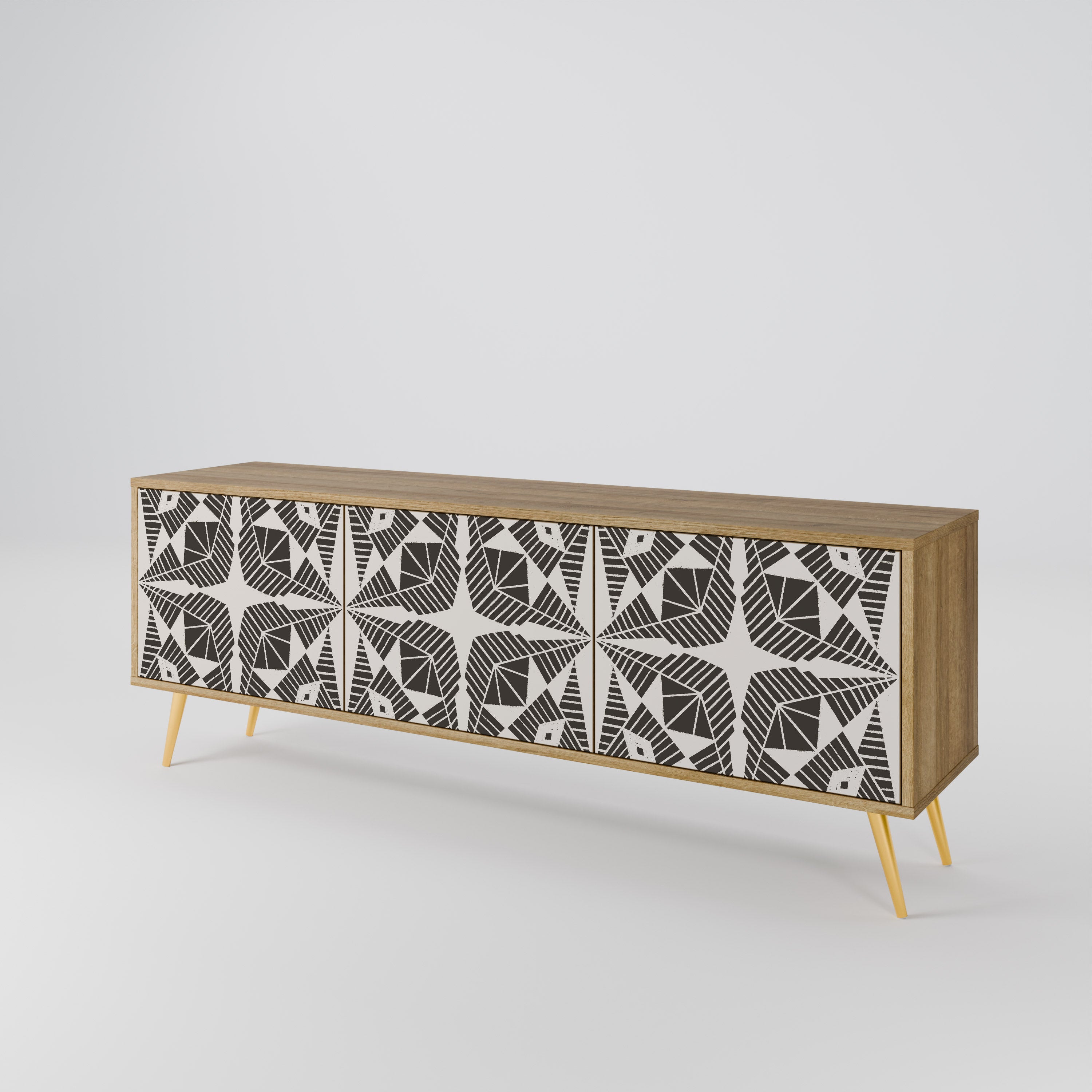 MONOCHROME NEXUS 3-Door TV Cabinet
