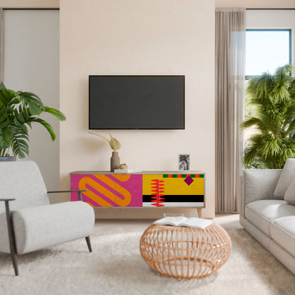 VIVID ART 3-Door TV Cabinet