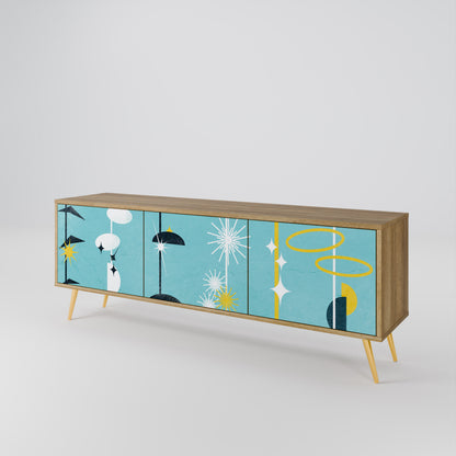 PATHS TO HAPPINESS 3-Door TV Cabinet