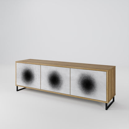 BLACK HOLE 3-Door TV Cabinet