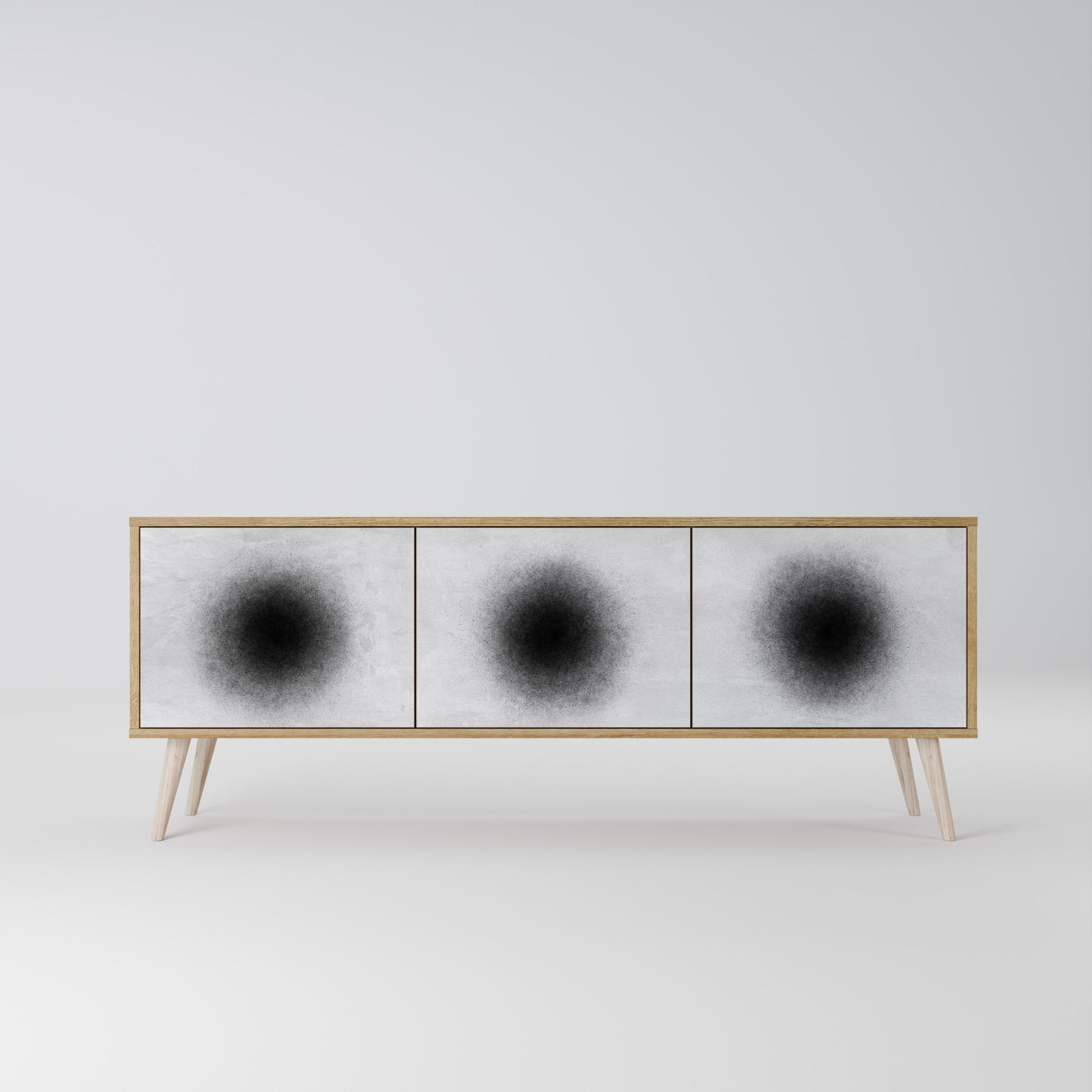 BLACK HOLE 3-Door TV Cabinet