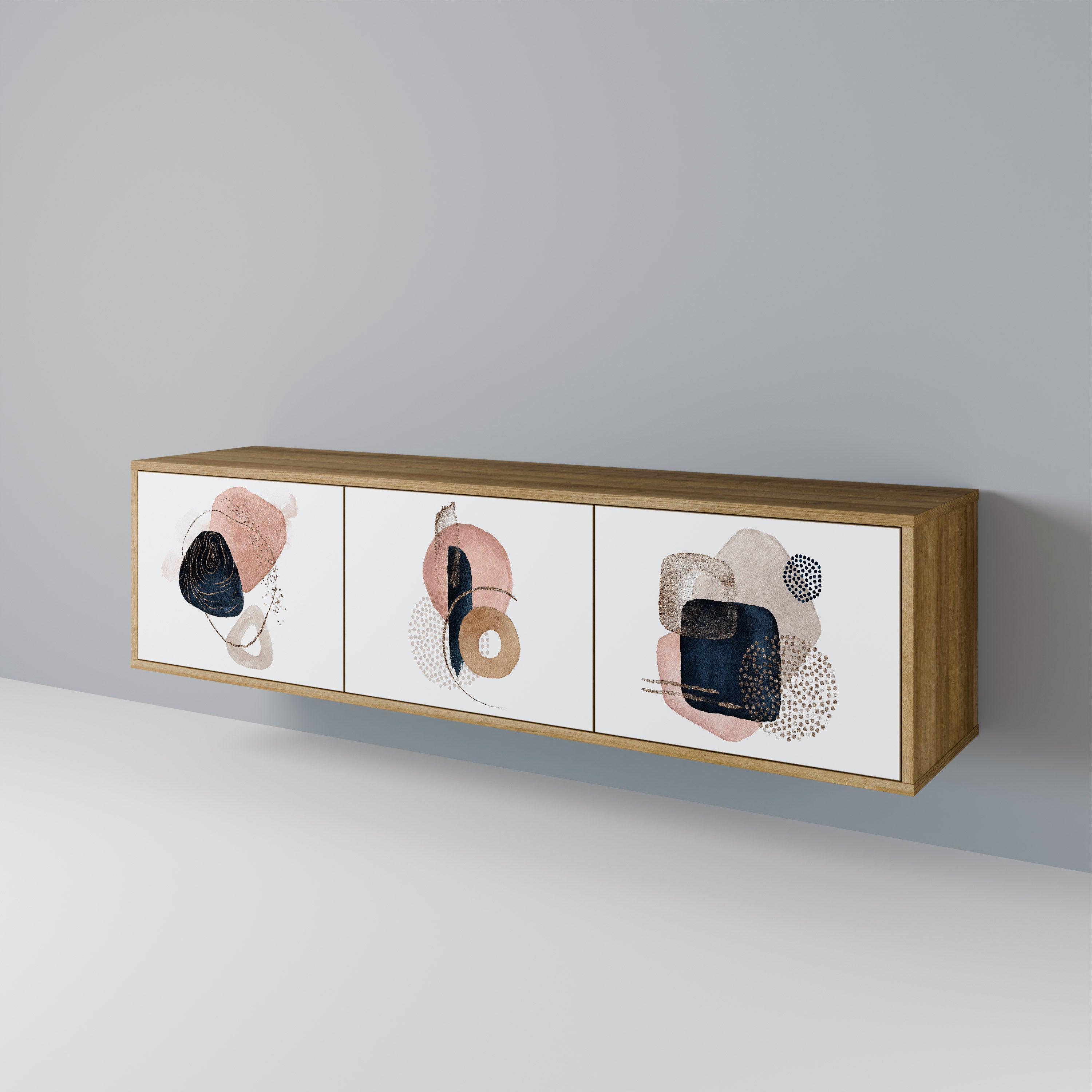 COLORFUL SHAPES 3-Door TV Cabinet