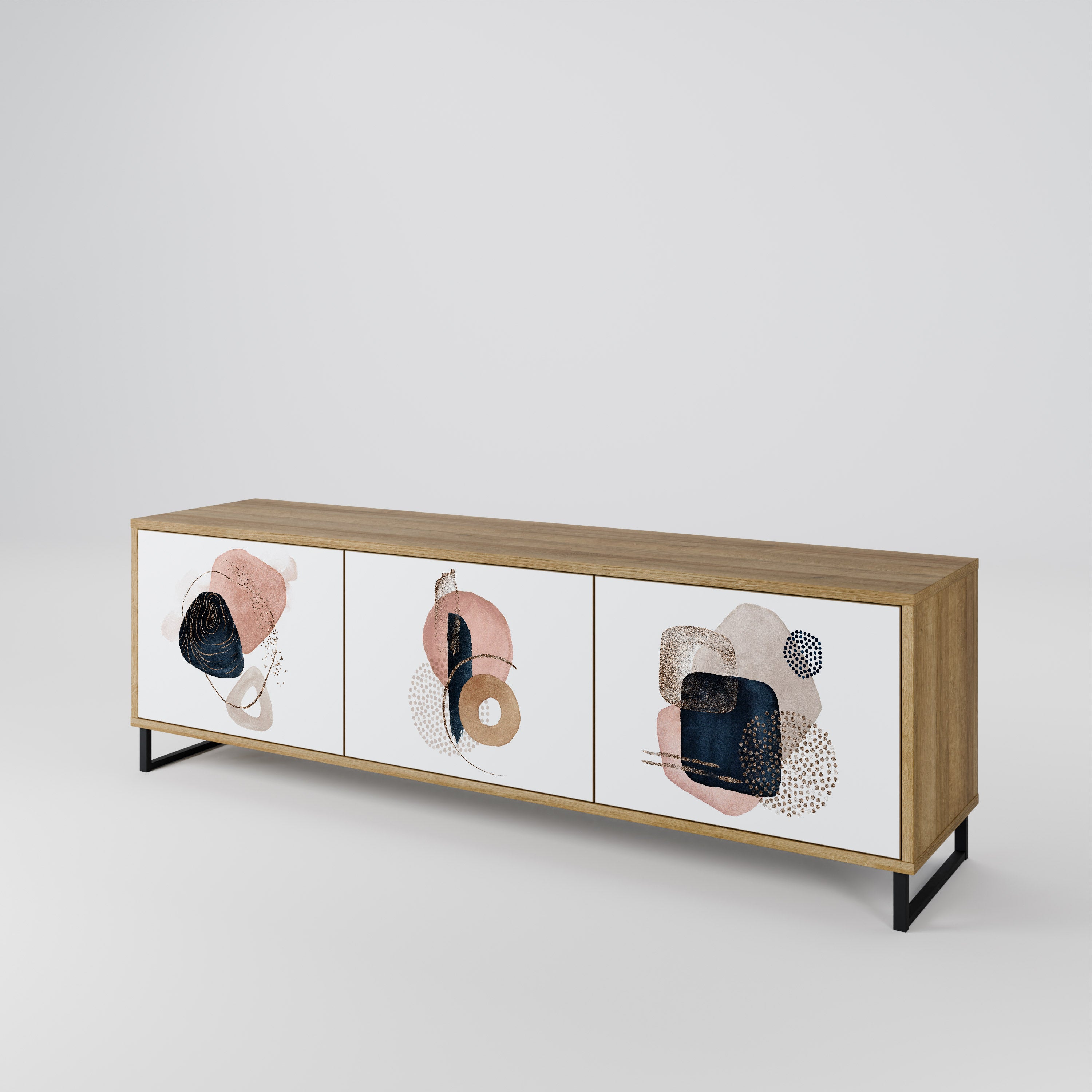 COLORFUL SHAPES 3-Door TV Cabinet
