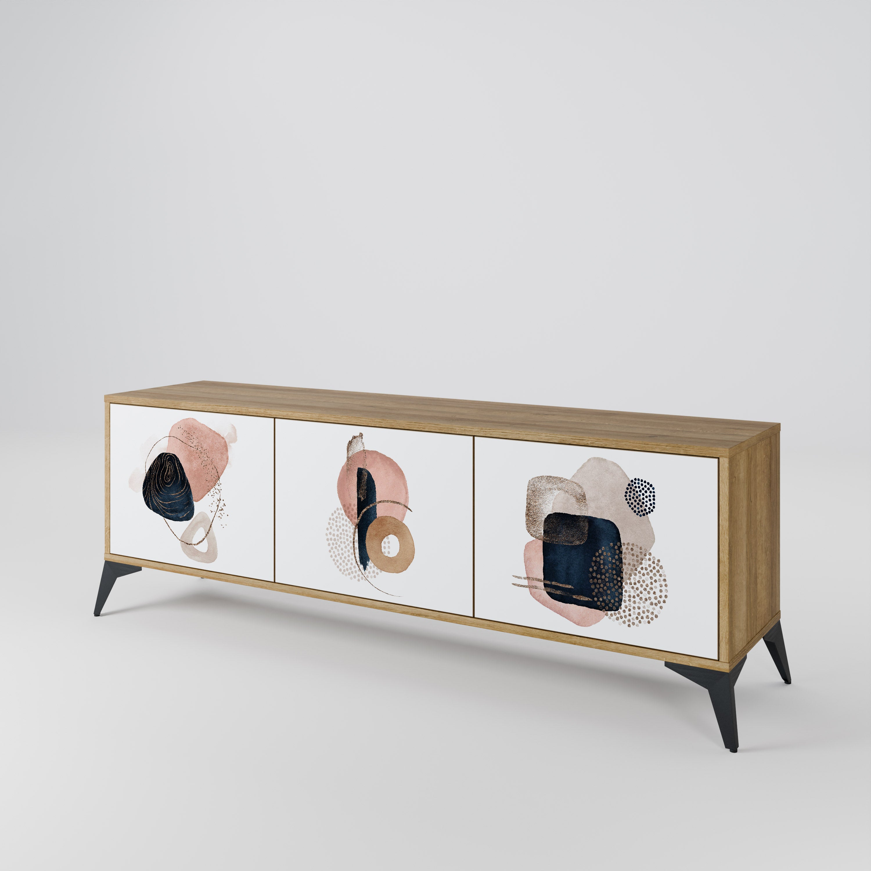 COLORFUL SHAPES 3-Door TV Cabinet