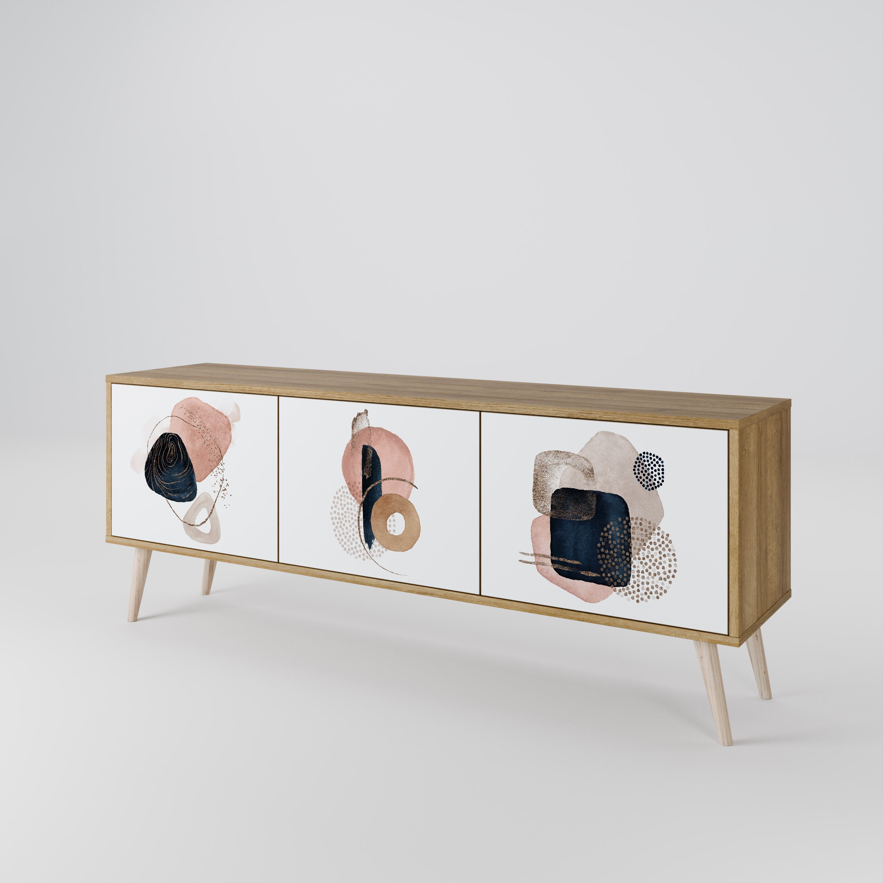COLORFUL SHAPES 3-Door TV Cabinet