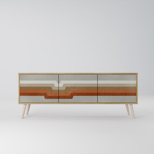 PECULIAR TRAIL 3-Door TV Cabinet