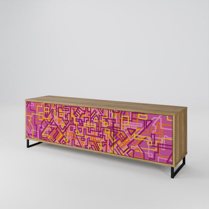 LOVELY MEMORIES 3-Door TV Cabinet