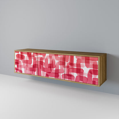 KALEIDOSCOPIC CUBISM 3-Door TV Cabinet