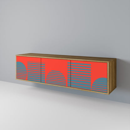 RISING GEOMETRY STARS 3-Door TV Cabinet
