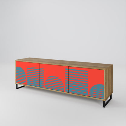 RISING GEOMETRY STARS 3-Door TV Cabinet