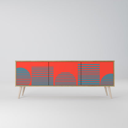 RISING GEOMETRY STARS 3-Door TV Cabinet