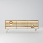 EXCEPTIONAL STREAM 3-Door TV Cabinet