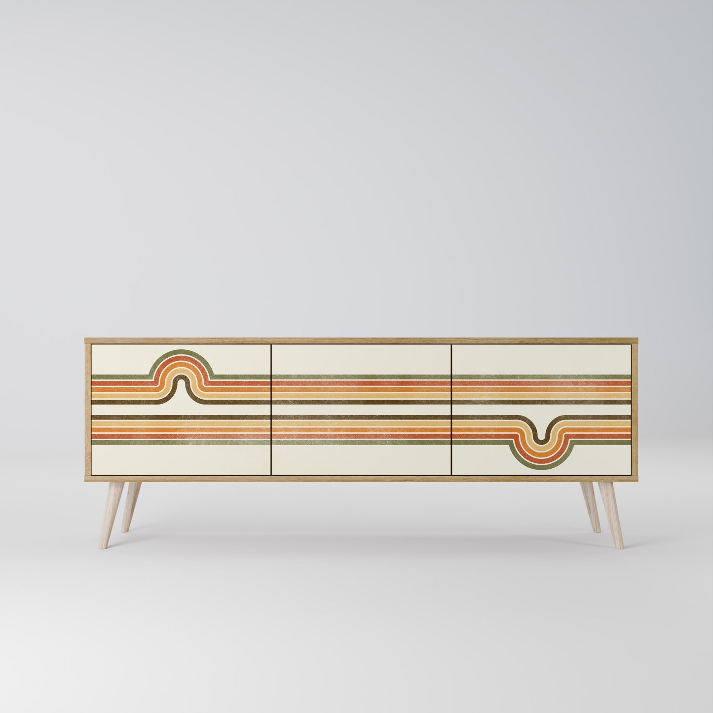 EXCEPTIONAL STREAM 3-Door TV Cabinet