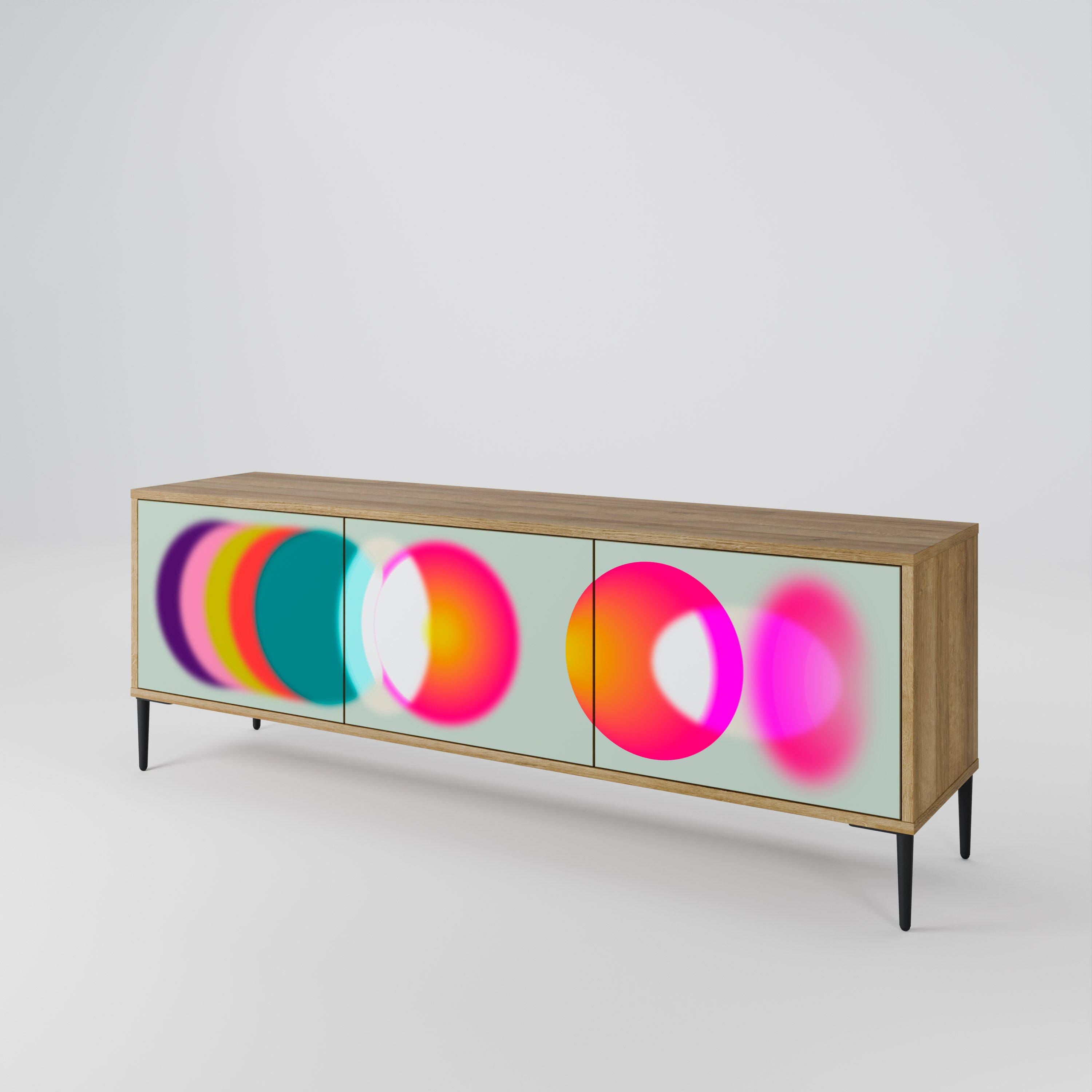 SYMPHONY OF COLORS 3-Door TV Cabinet