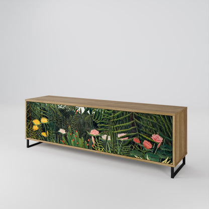 VIRGIN FOREST WITH SUNSET 3-Door TV Cabinet