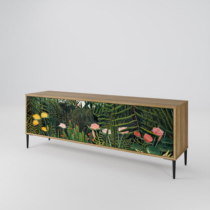 VIRGIN FOREST WITH SUNSET 3-Door TV Cabinet