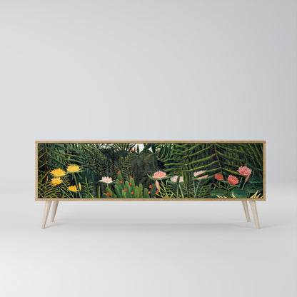 VIRGIN FOREST WITH SUNSET 3-Door TV Cabinet