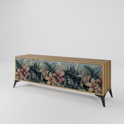 HEAVENLY BLOOM 3-Door TV Cabinet