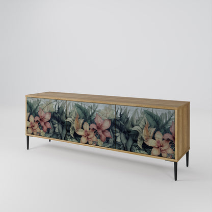 HEAVENLY BLOOM 3-Door TV Cabinet