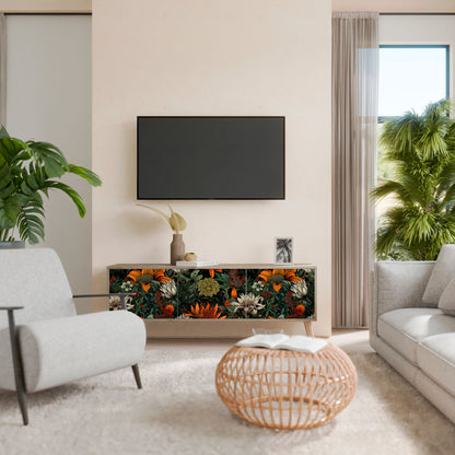 MIDNIGHT SPROUT 3-Door TV Cabinet