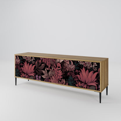 FLORAL WHISPER 3-Door TV Cabinet