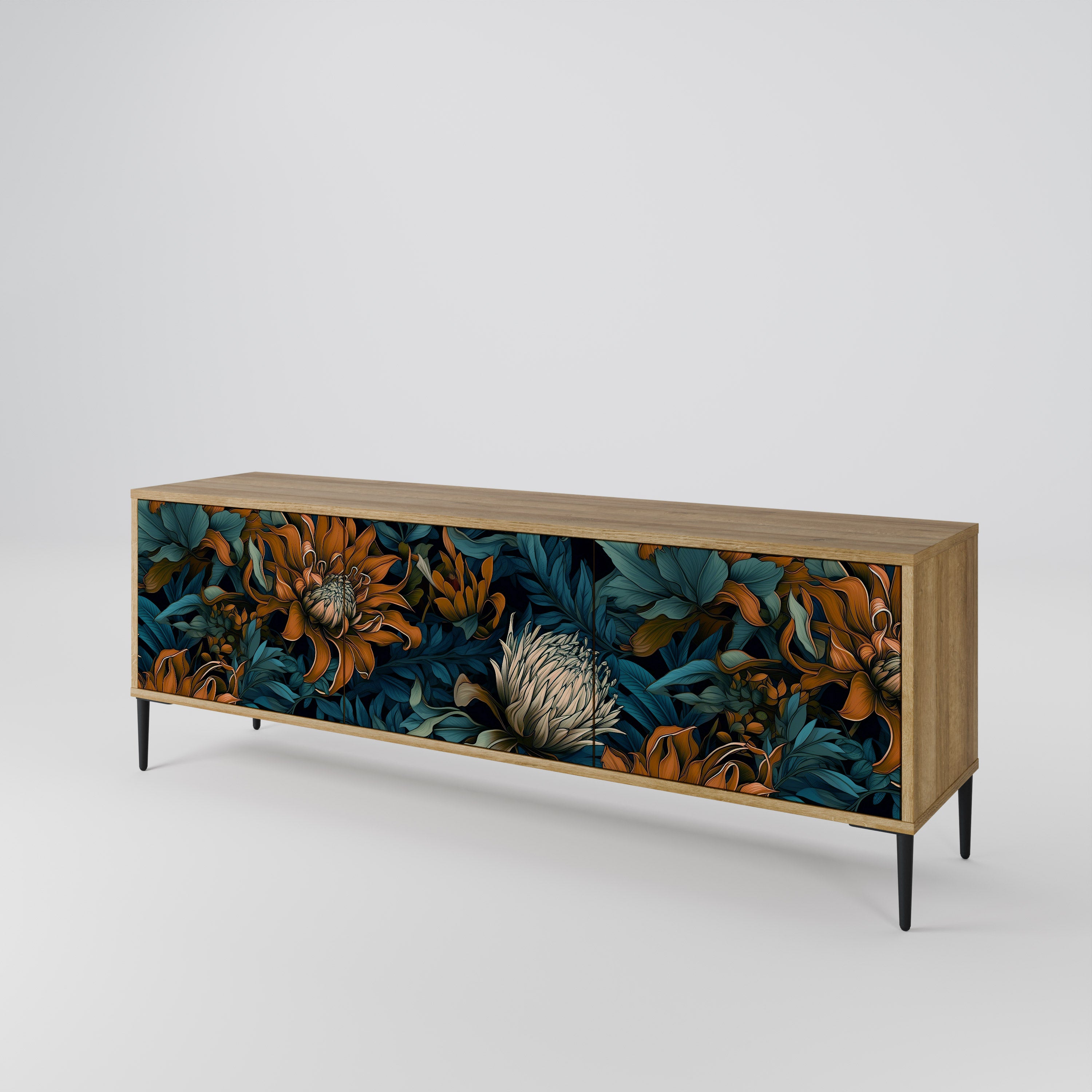 MORNING BLOOM 3-Door TV Cabinet