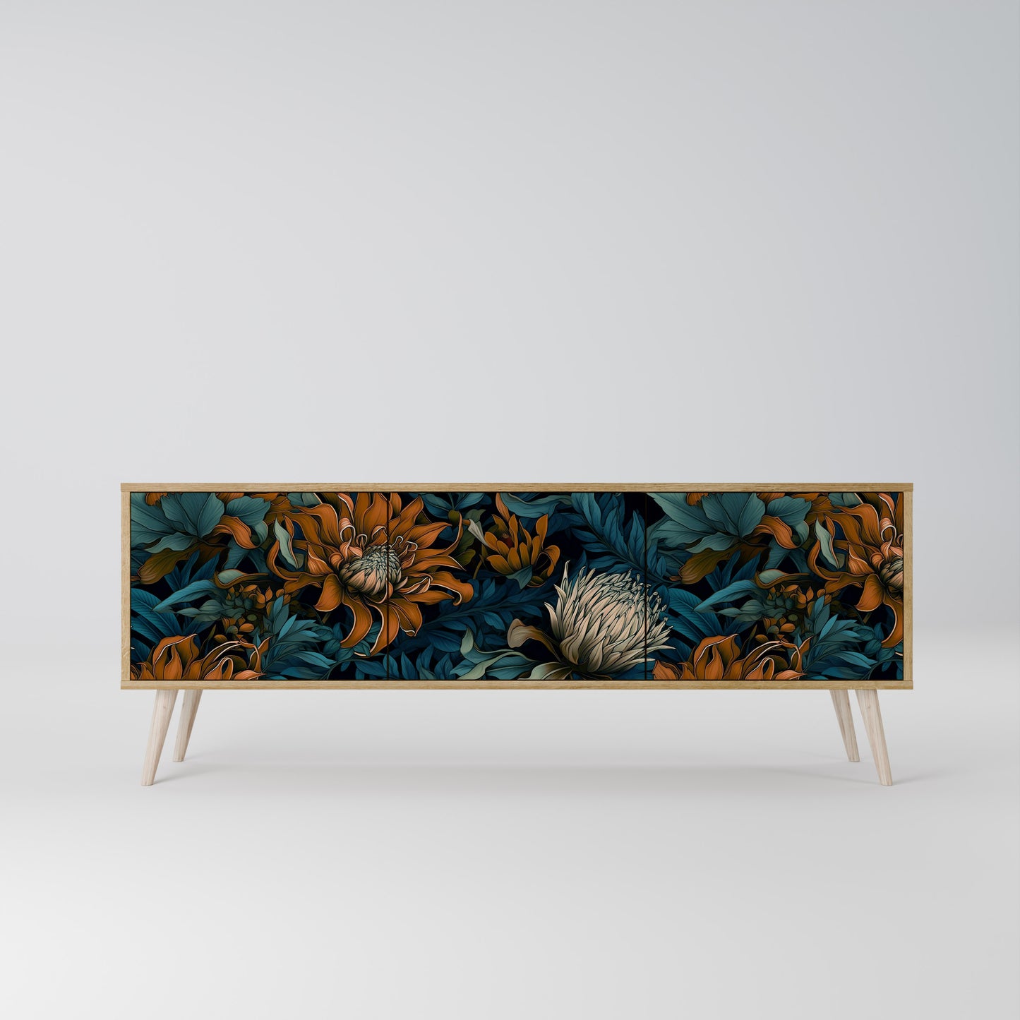 MORNING BLOOM 3-Door TV Cabinet