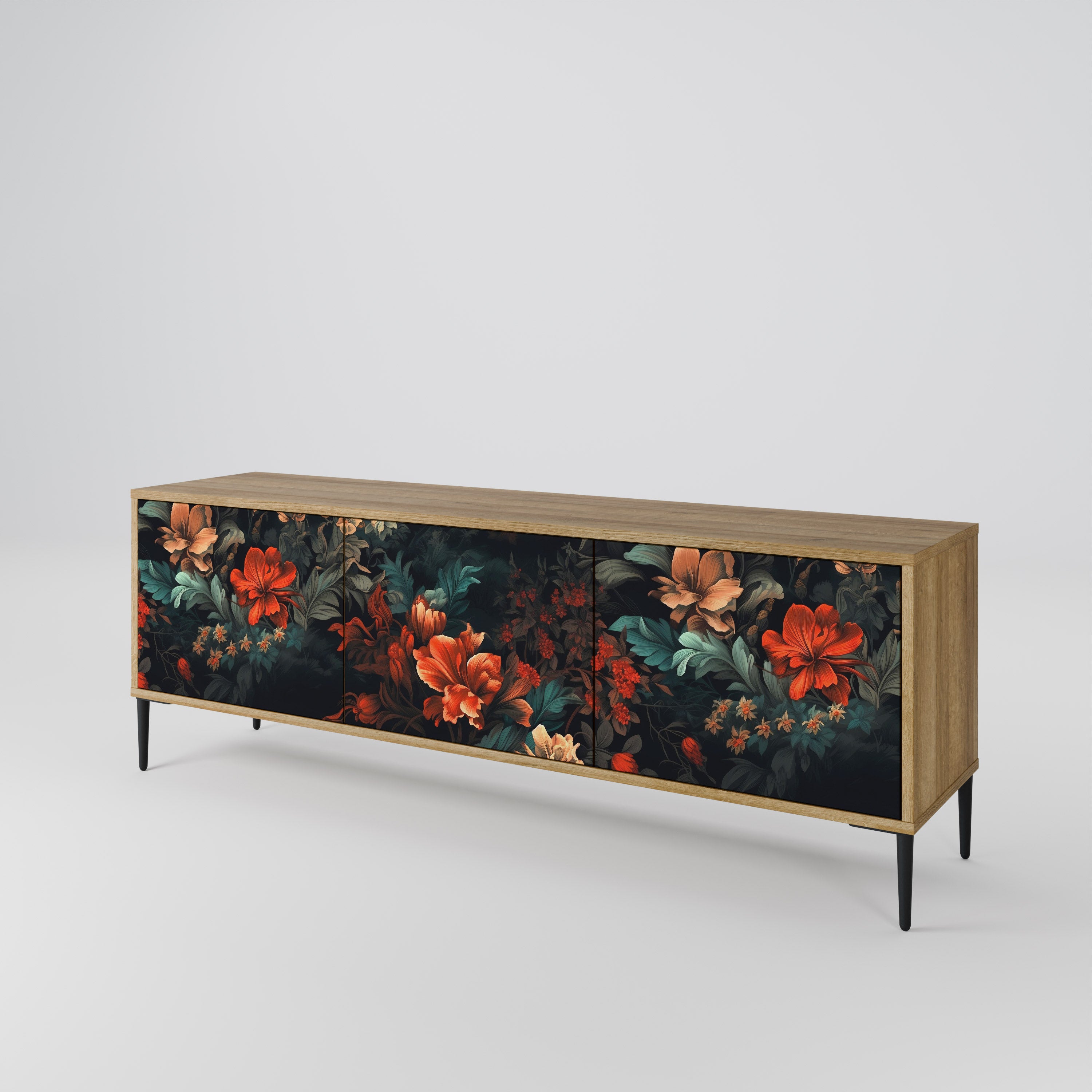 IMAGINARY BLOSSOM 3-Door TV Cabinet