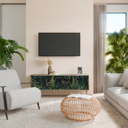 FERN FLOWERS 3-Door TV Cabinet