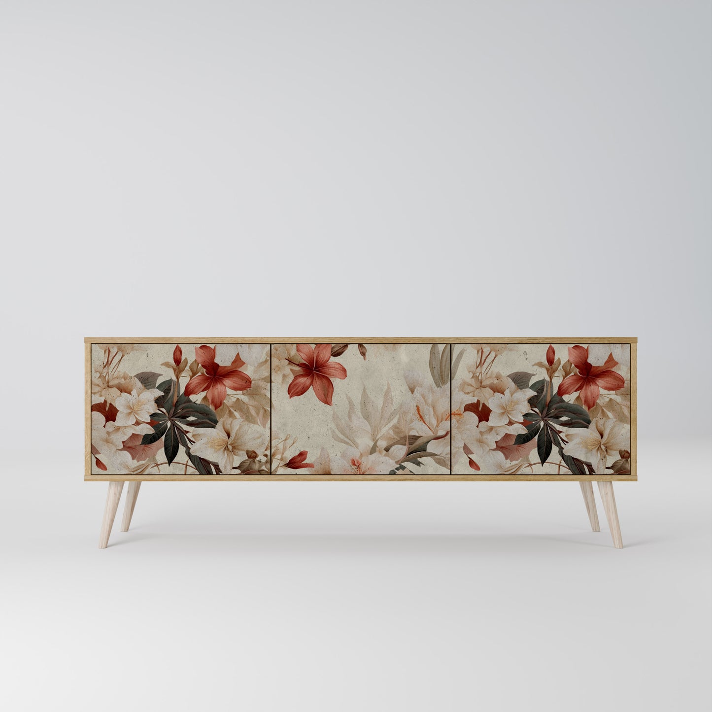 PETAL HARMONY 3-Door TV Cabinet