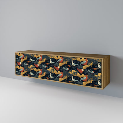 FOWLY DAZE 3-Door TV Cabinet