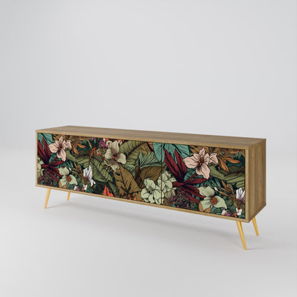BOTANICAL EMERGENCE 3-Door TV Cabinet