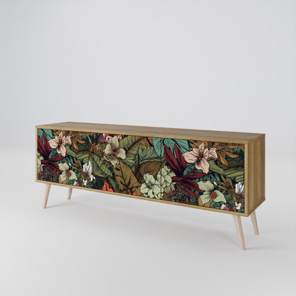 BOTANICAL EMERGENCE 3-Door TV Cabinet