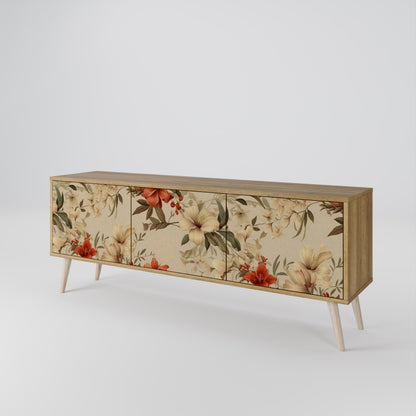 BLOOMING HARMONY 3-Door TV Cabinet