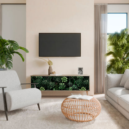 SUCCULENT JUNGLE 3-Door TV Cabinet