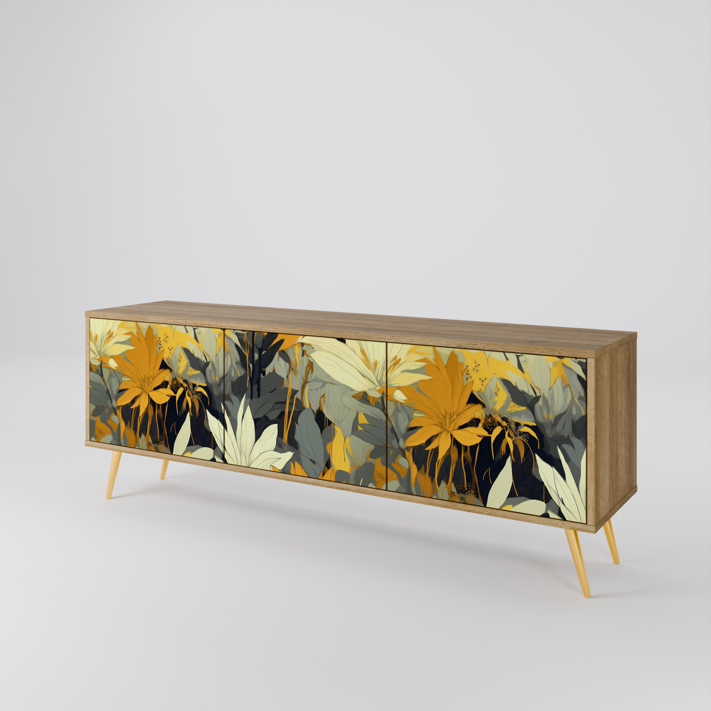 SUNKISSED LILY 3-Door TV Cabinet