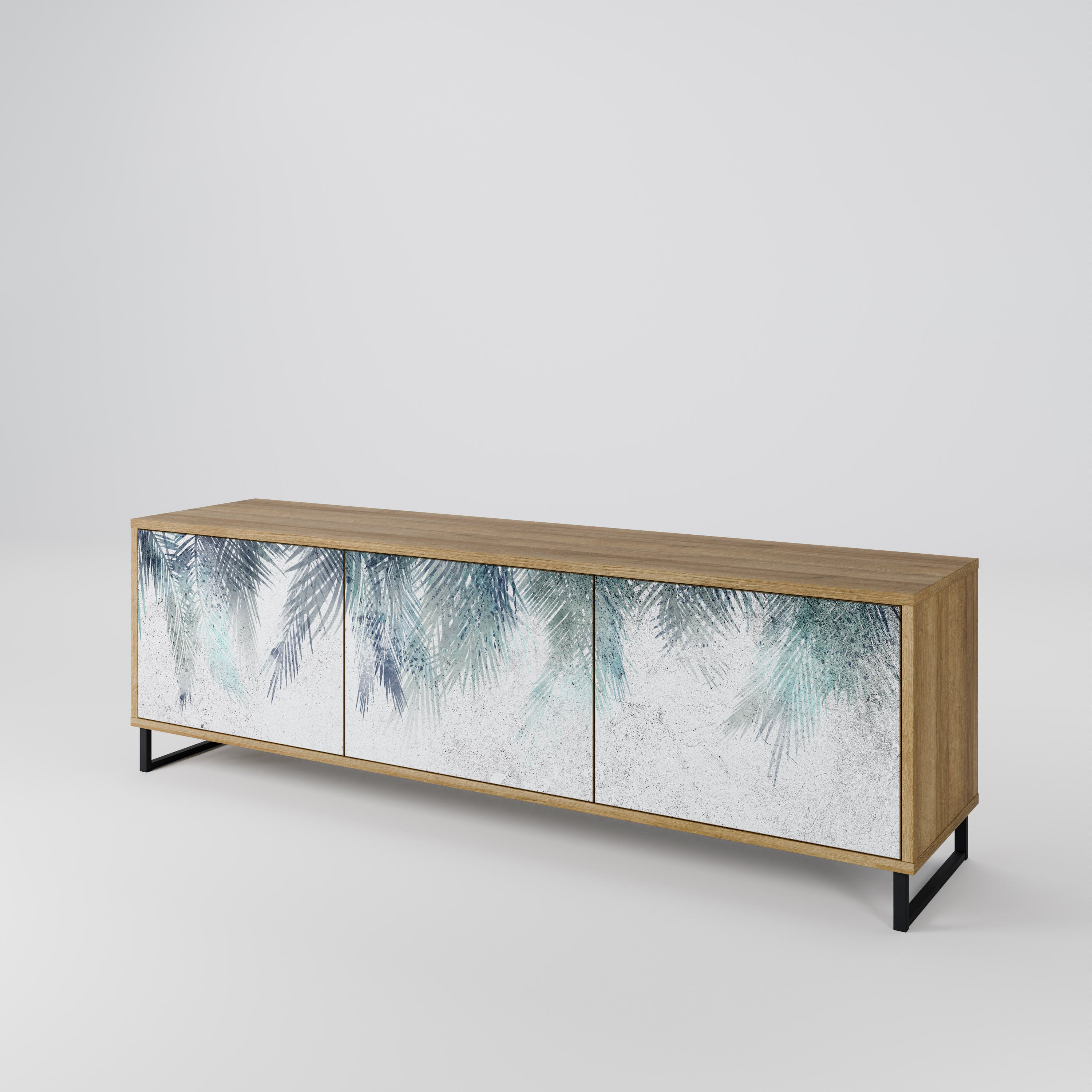 PALM VEIL 3-Door TV Cabinet