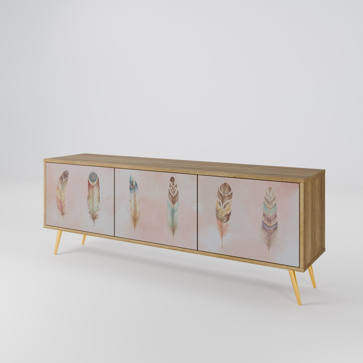 THE DELIQUESCE 3-Door TV Cabinet
