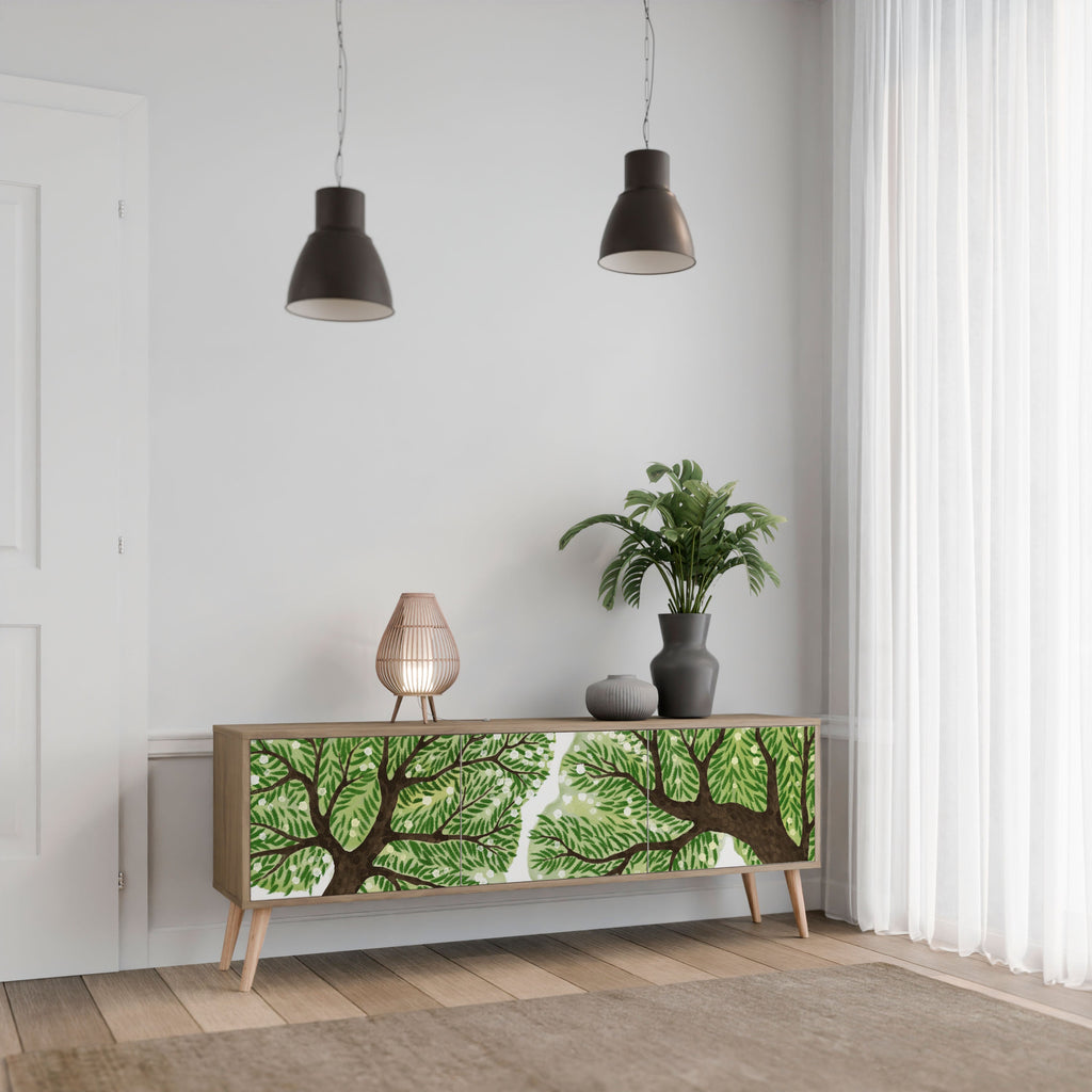 Meuble TV 3 portes WILDERNESS DASH effet chêne