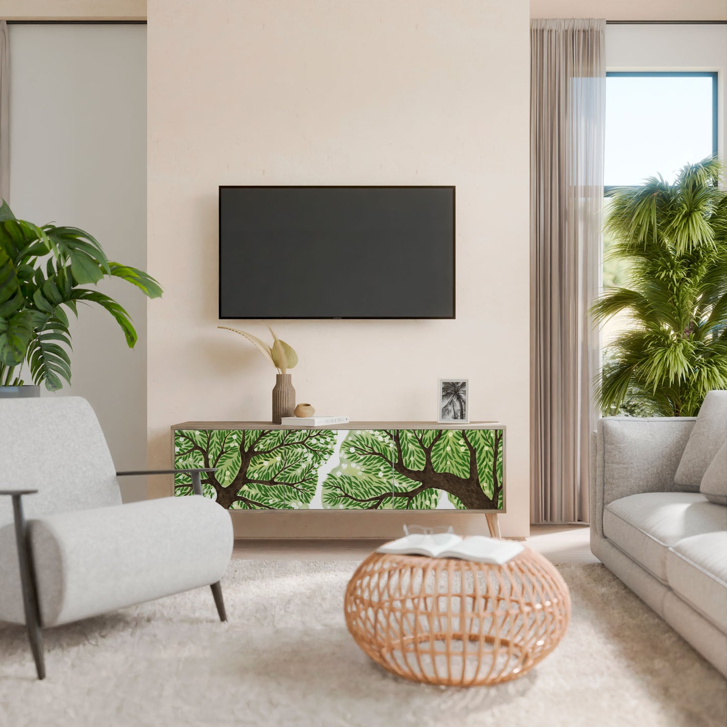 WILDERNESS DASH 3-Door TV Cabinet