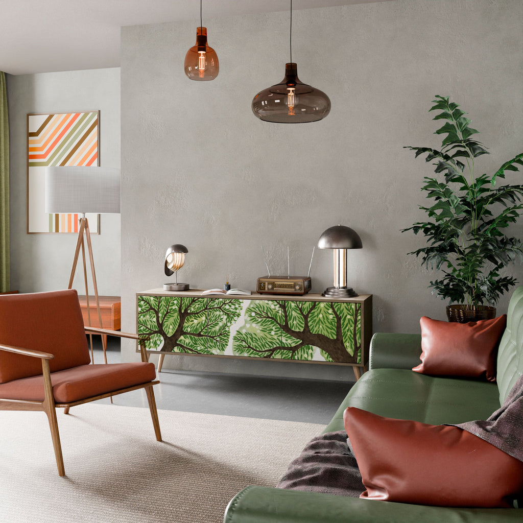 Meuble TV 3 portes WILDERNESS DASH effet chêne