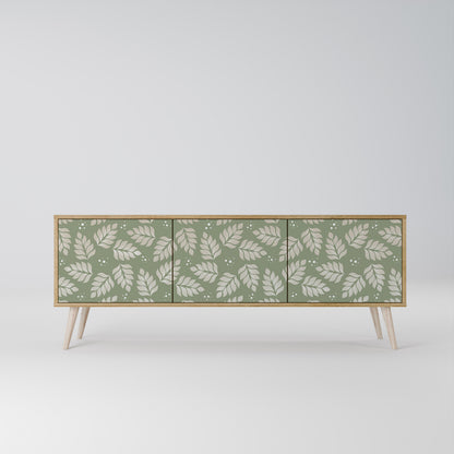 LEAVES ON GREEN 3-Door TV Cabinet