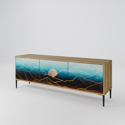 LUNAR SECRETS 3-Door TV Cabinet