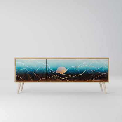 LUNAR SECRETS 3-Door TV Cabinet