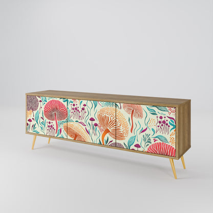 FUNGUS FANTASY 3-Door TV Cabinet
