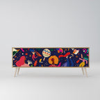 FESTIVE PLEASURES 3-Door TV Cabinet